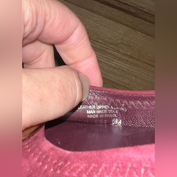 Tory Burch Women's Reva Me Burgundy Flats - Picture 6 of 6